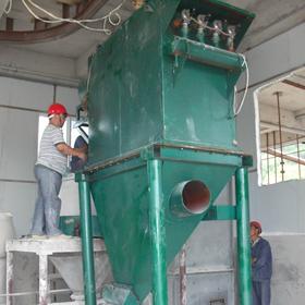 山東青島蔡經(jīng)理定購(gòu)的膩?zhàn)臃?、外墻涂料車間除塵器已發(fā)貨